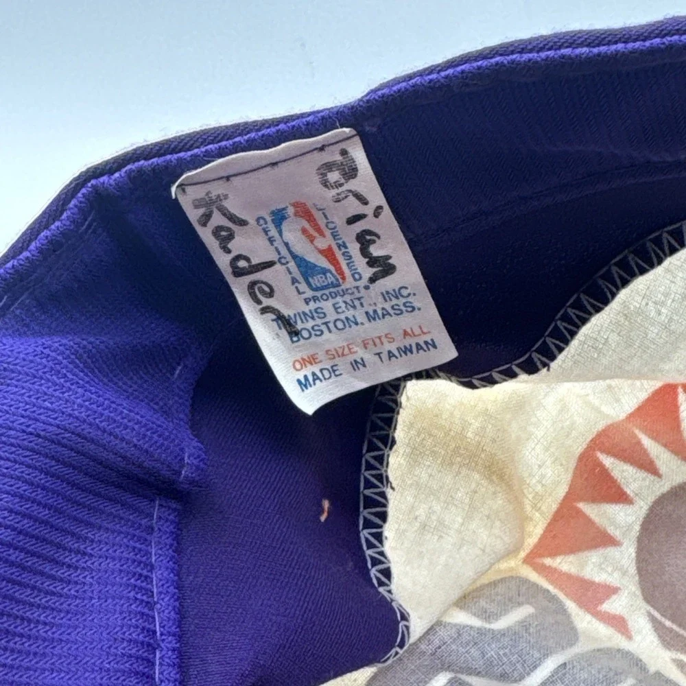 Vintage 1990's Phoenix Suns Twins Enterprises Brand NBA Cloth Painters Hat‎ Cap